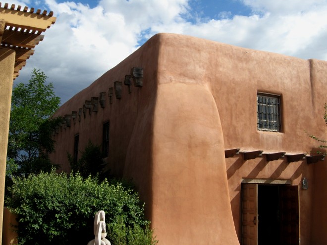 Adobe Outbuilding Santa Fe Museum of Indian Arts &amp; Culture
